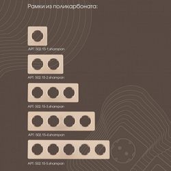 Розетка с заземлением и со шторкой, без рамки Arte Milano am-202 202.40-1.shampan