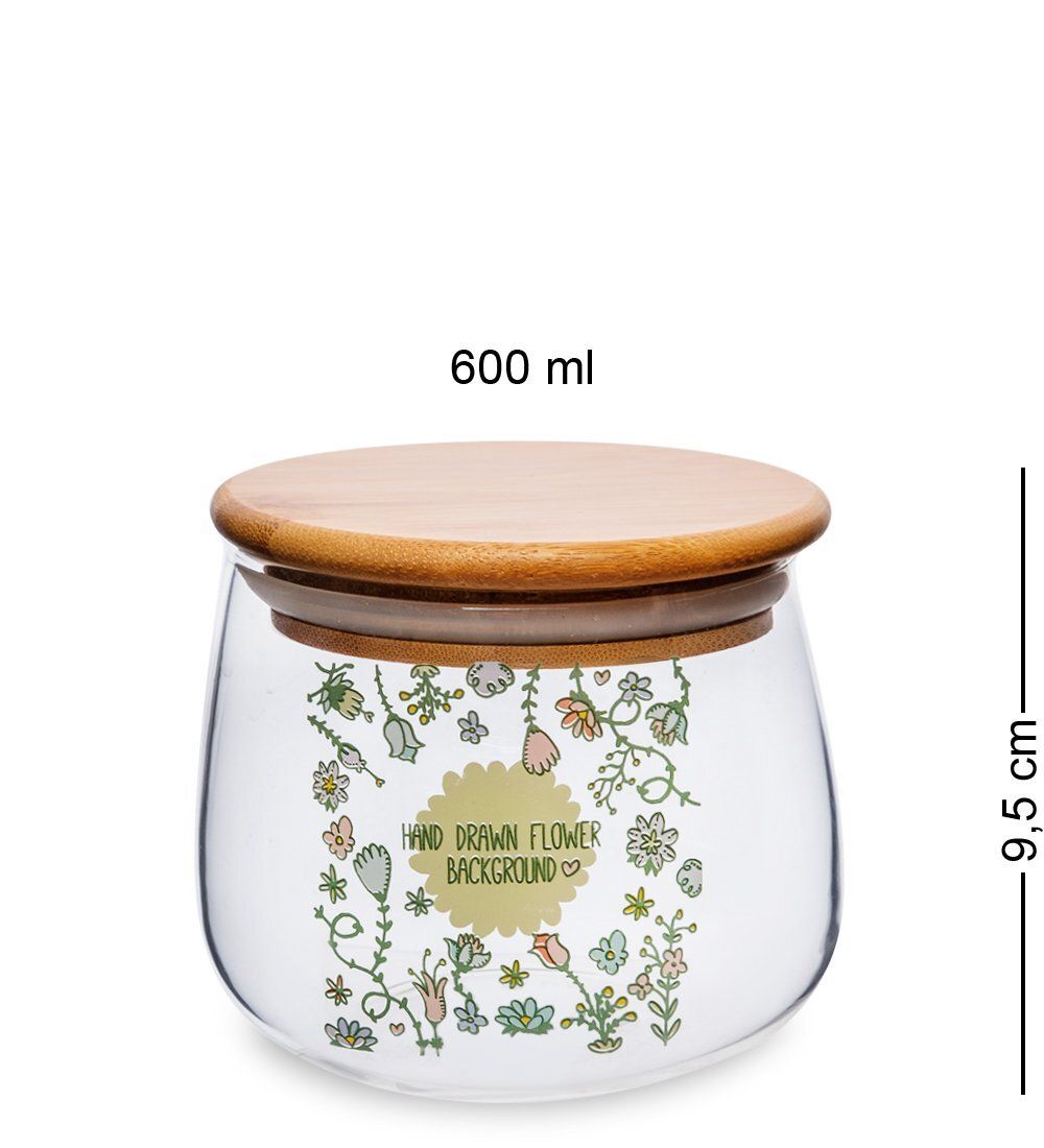 GS- 41/2 Банка для сыпучих «Флора и фауна» 600мл