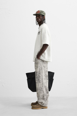 ZARA ТОЛСТОВКА С ГРАФИЧЕСКИМИ ПРИНТАМИ, ЖЕЛТОВАТО-БЕЛЫЙ