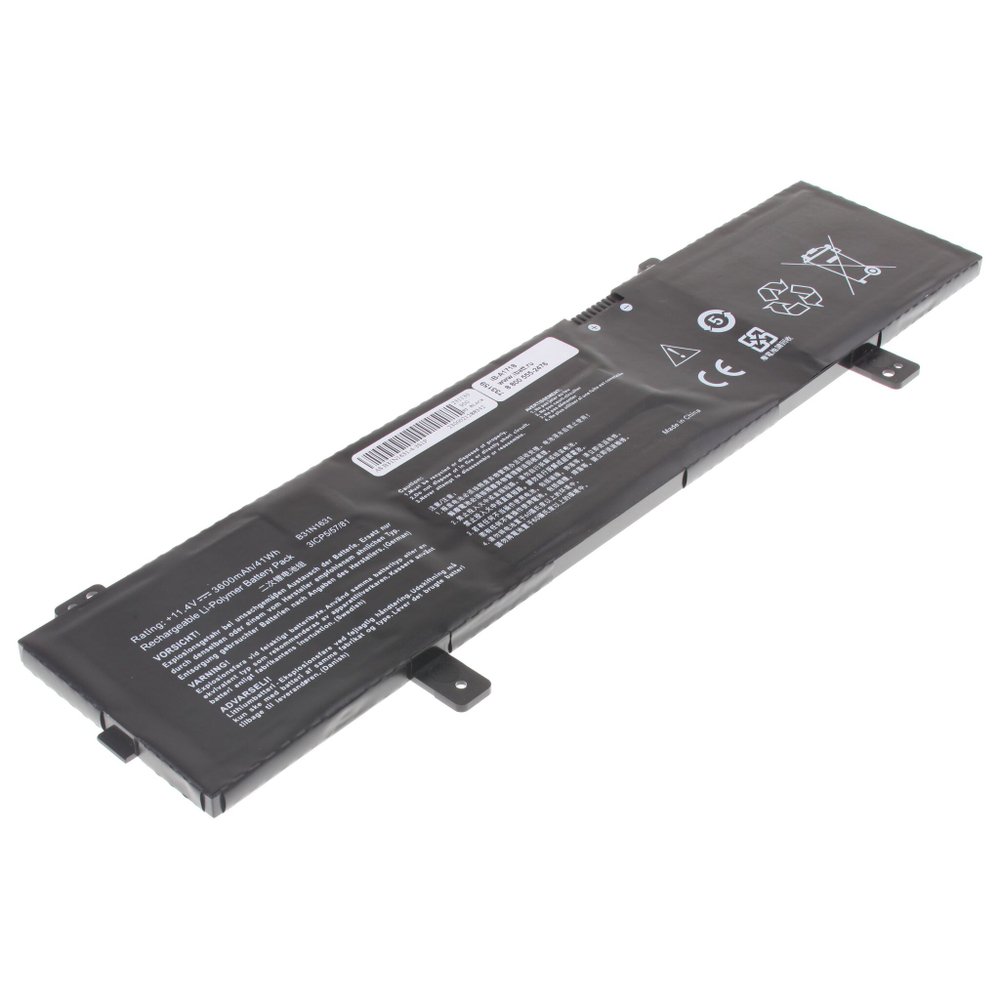 Аккумулятор iBatt 3600mAh для ноутбуков Asus VivoBook 15 X505 серии