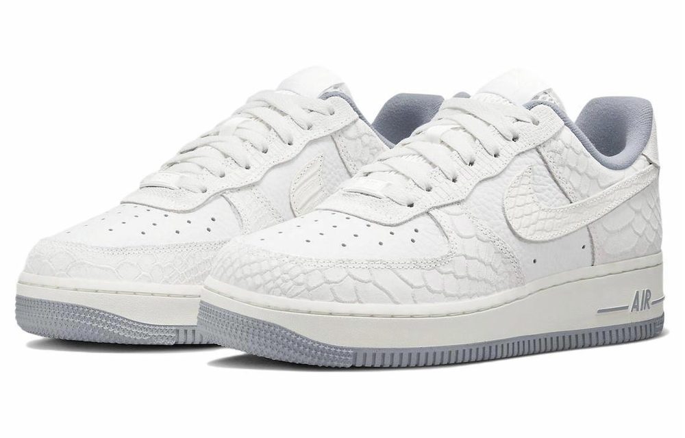 Кроссовки Nike Air Force 1 Low "White Python" (Женская размерная сетка)