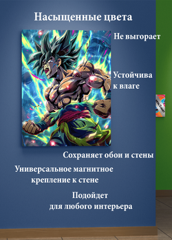 Картина на стену на металле от MetallSubArt "Драгонболл"