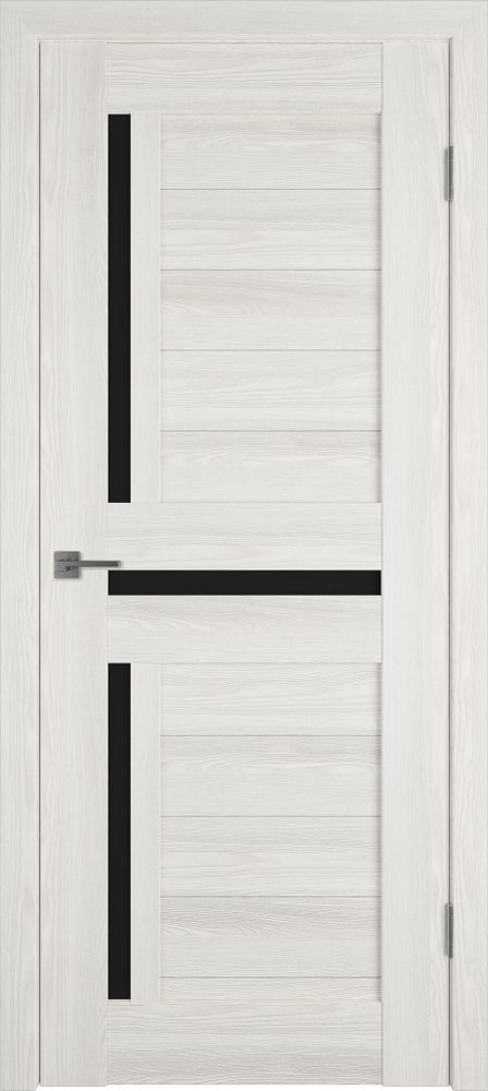 Дверь Line 16 / Bianco P / Black Gloss / Владимирские двери