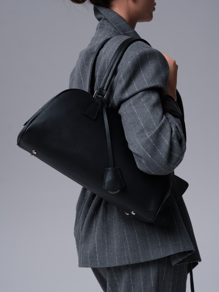 Кожаная сумка DBR 31358 черный