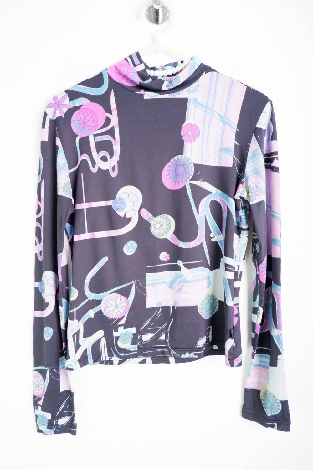 Блузка Christian Lacroix запоминающейся расцветки, визуально на 42 размер