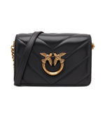 Кожаная сумка через плечо LOVE CLICK MINI SHEEP NAPPA BI Pinko - черный(100067 A136)