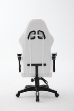 Кресло спортивное TopChairs Phantom бело-черный