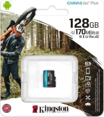 Kingston MicroSD/TransFlash-128 Gb class 10 (170/70 Mb/s)