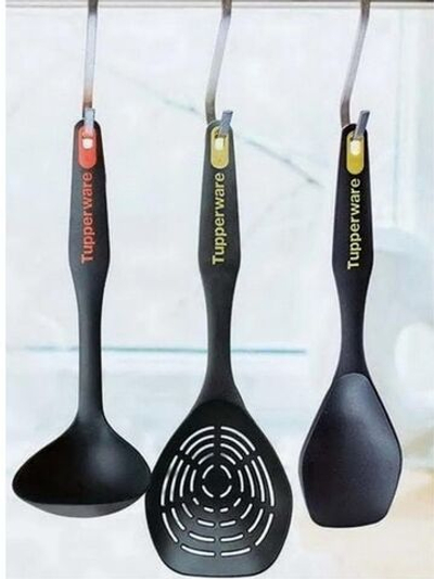 Набор кухонных приборов: половник, шумовка, ложка