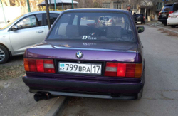 BMW E30 IS Задняя накладка на ВП (Реплика "Стекловолокно")