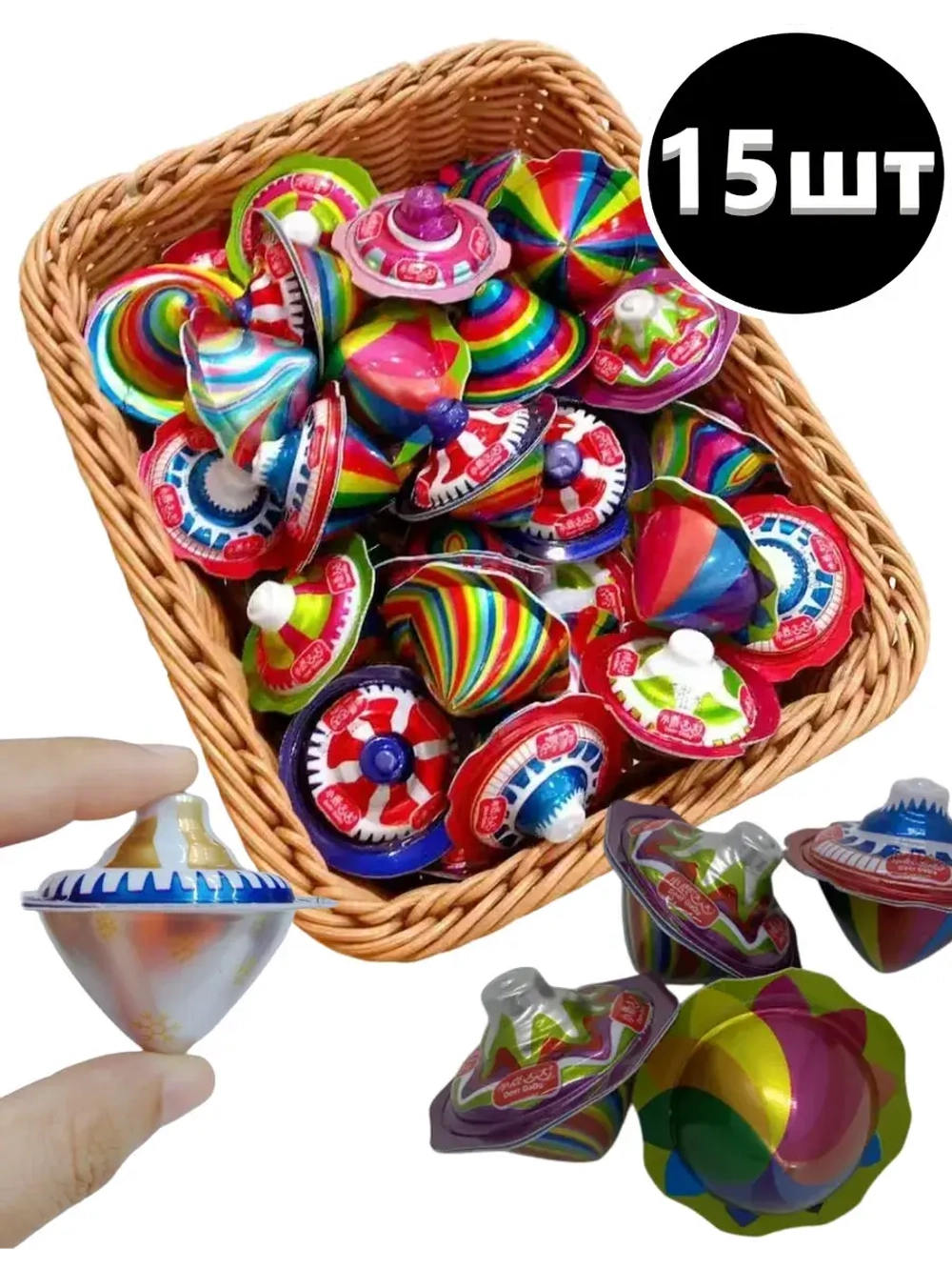 Жевательный мармелад с фруктовым джемом Волчки 18г * 15шт