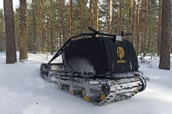 Мотобуксировщик РЫБАК СТАРТ Lifan 15 л.с (тканный капот)