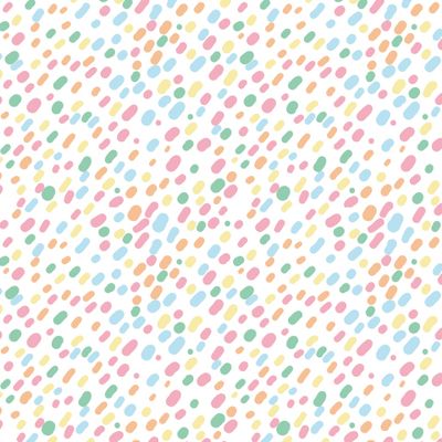 Пастельный принт полька дот. Конфетти