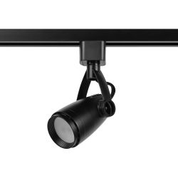 Трековый светильник однофазный ЭРА Taper TR12-GU10 BK под лампу GU10 черный