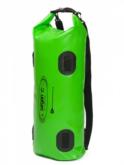 Гермо-Мешок-Рюкзак Sargan Саппер-25 2 лямки, крепления к сапборду 25 л зеленый флуор