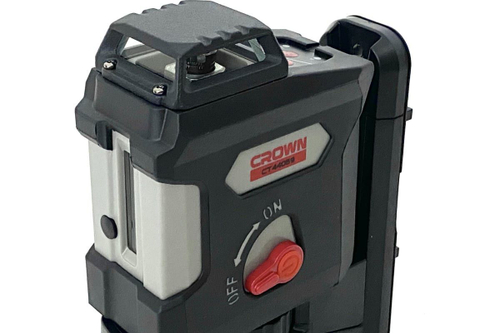 Лазерный уровень/нивелир CROWN CT44059 TB, зеленый луч, 30м, батарейки