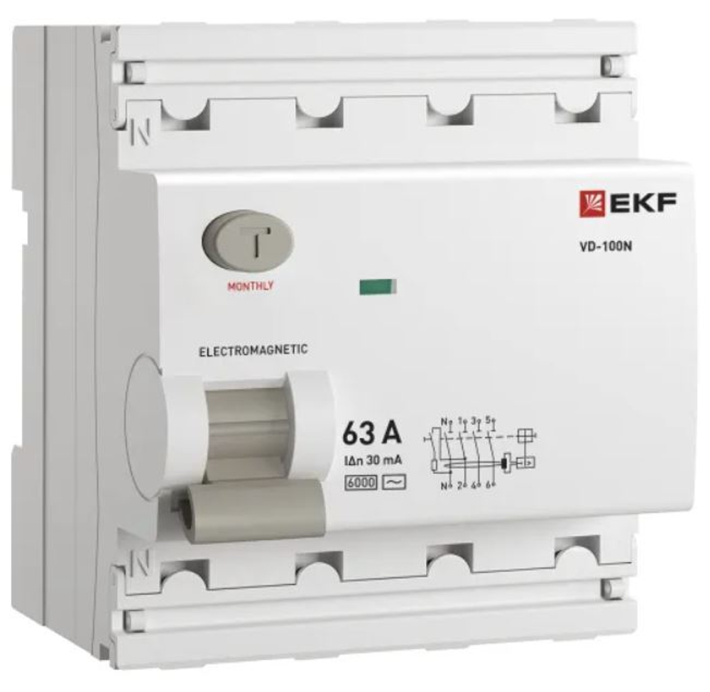 УЗО  EKF E1046M6330