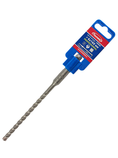 Бур по бетону 6х160/110 Cross SDS-plus PROFESSIONAL TSUNAMI