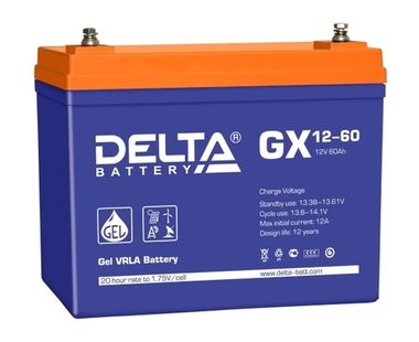 Аккумуляторы Delta GX 12-60 - фото 1