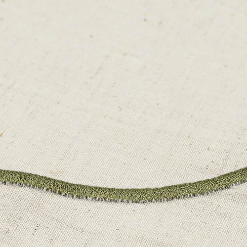 Салфетка под приборы Anemone 38 см | оливковый