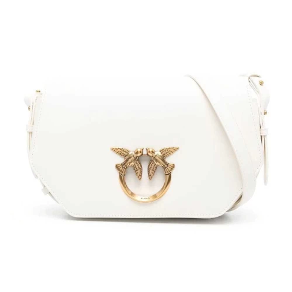 CLASSIC LOVE BAG CLICK EXAGON SIMPLY - white / antique gold