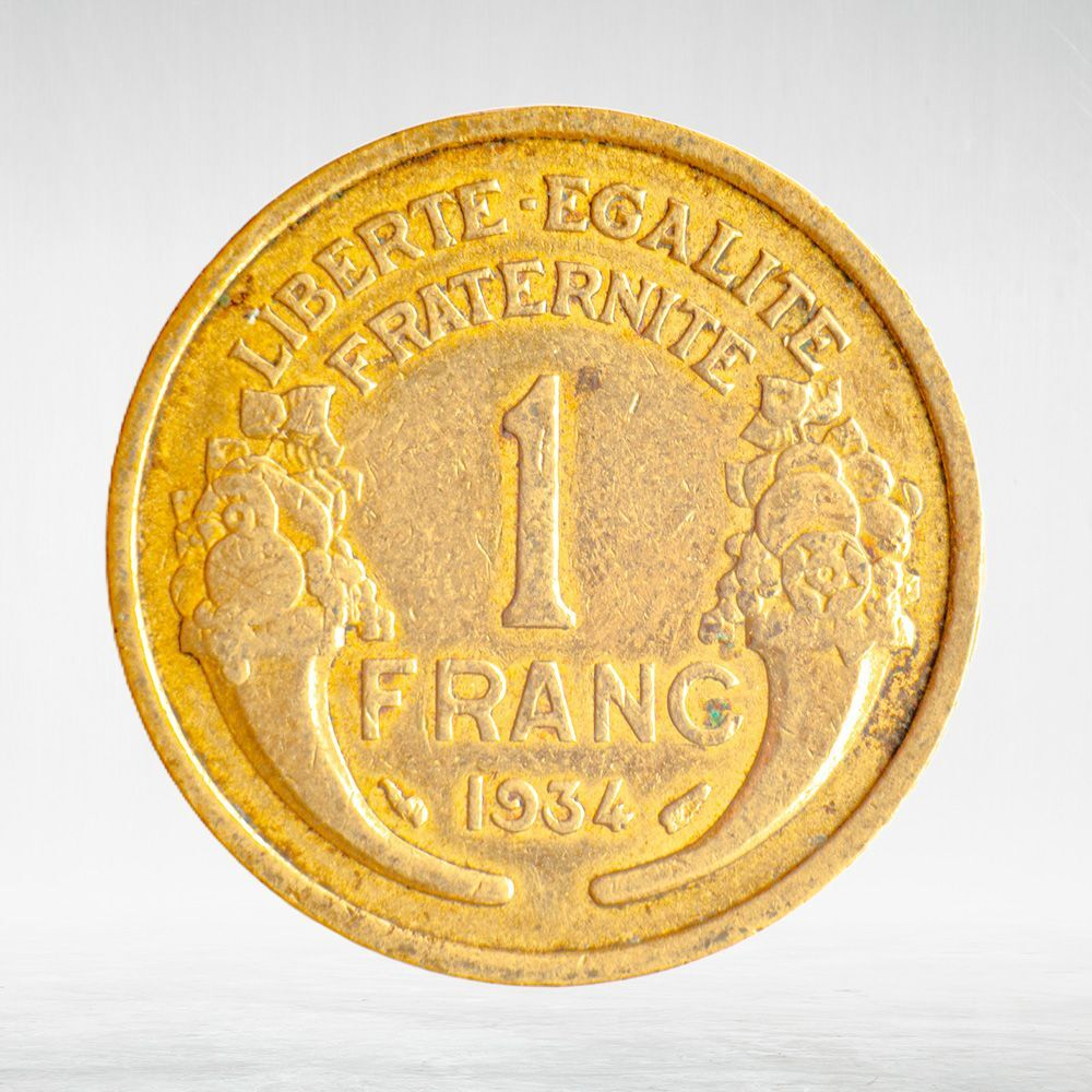 France, 1 Franc 1934, XF