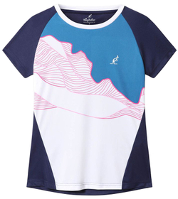 Женская теннисная футболка Australian Ace T-Shirt With Print In Front - Multikolor