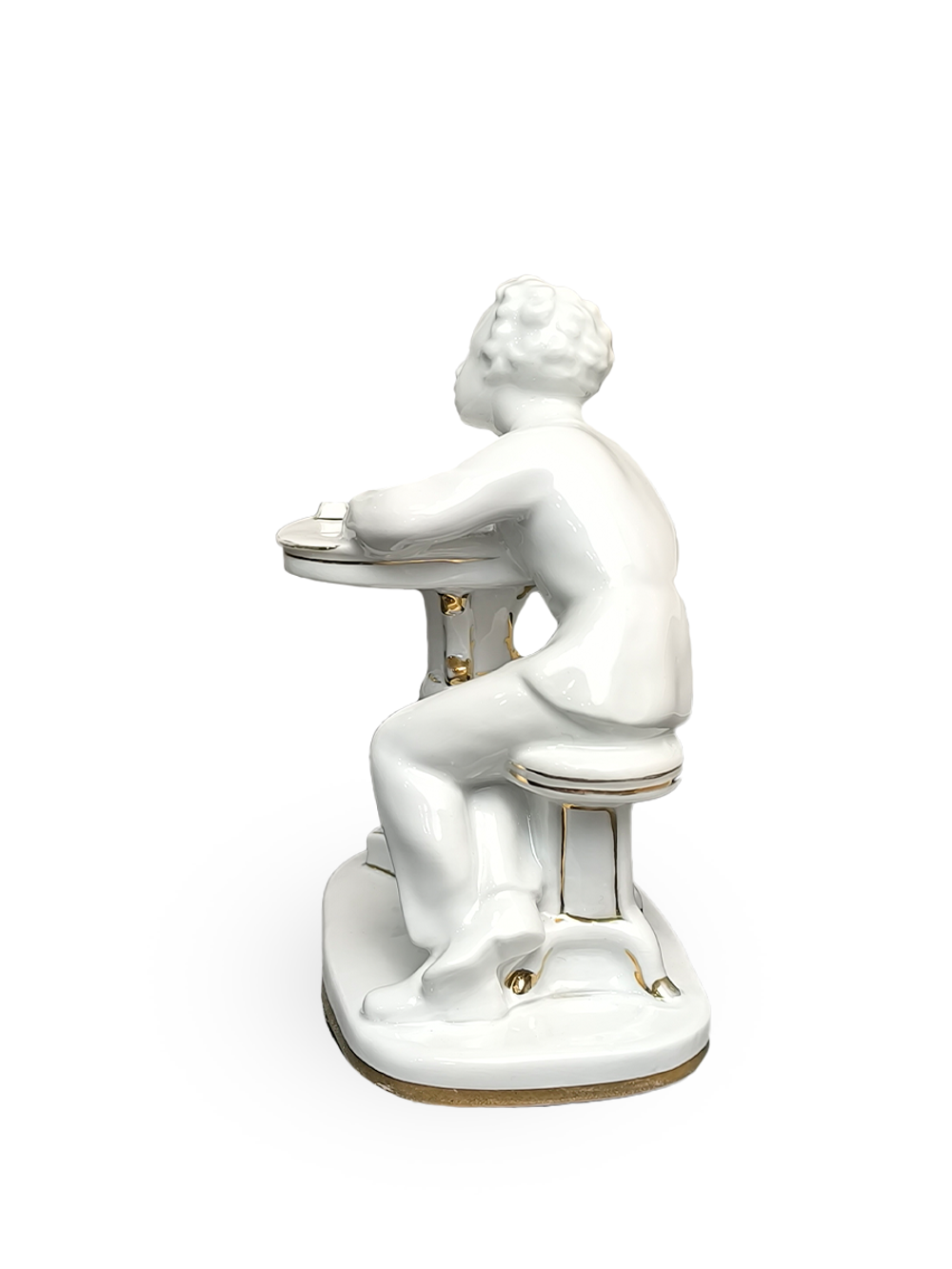 Фарфоровая статуэтка "Юный Пушкин", ЛФЗ, 1960 - 1970 гг.
