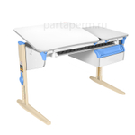 Растущая парта Дэми СУТ 45 с лотком и тумбой ТСН.04 (1200×565 мм)