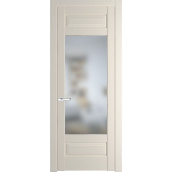 Межкомнатная дверь эмаль Profil Doors 4.3.3PD кремовая магнолия остеклённая
