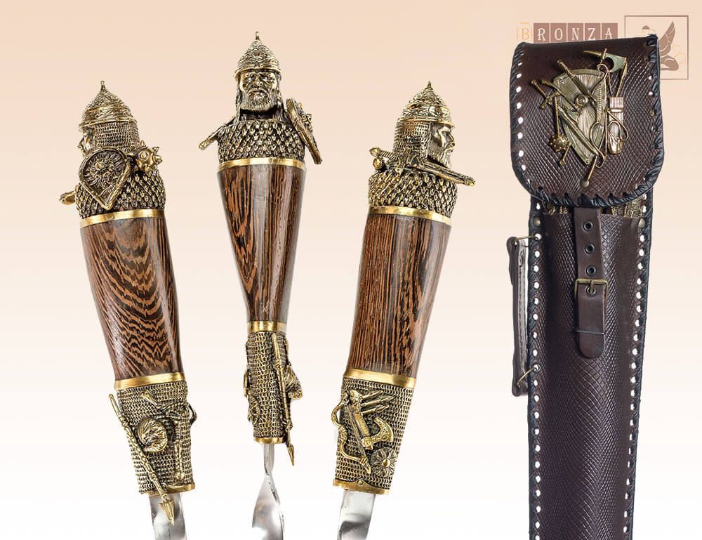 шампуры Богатырь в чехле