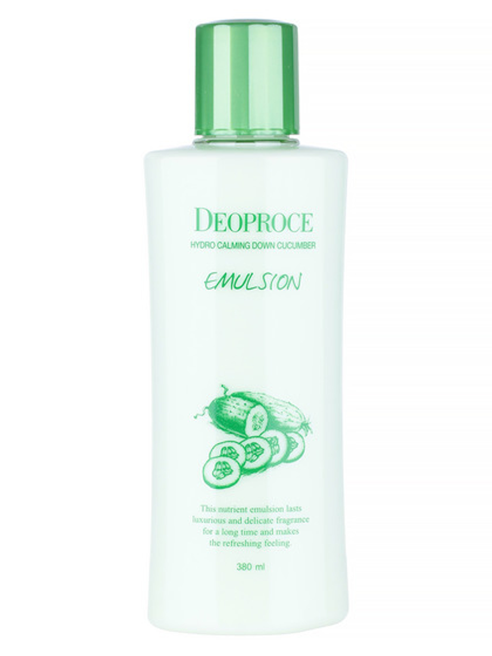 DEOPROCE Эмульсия для лица успокаивающая с экстрактом огурца/Hydro Calming Down Cucumber Emulsion, 380мл