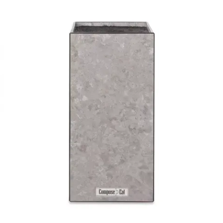 Подставка для кухонных ножей 11х11х24см ComposeEat Elegance белый мрамор