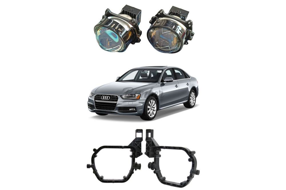 Комплект для замены штатных линз Audi A4 B8 2007-2015 Автокорректор Bosch AL