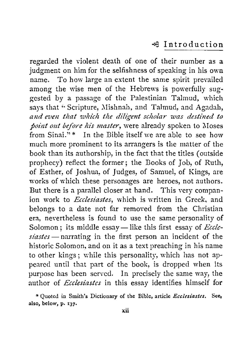 Ecclesiastes and the Wisdom of Solomon | Moulton Richard Green