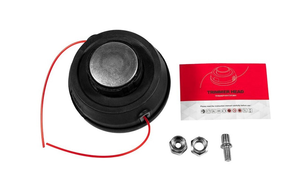 Барабан-шпуля для лески триммера ATML02-TH01 универ.,(гайки в комплекте,запр без разб,диаметр до3мм)