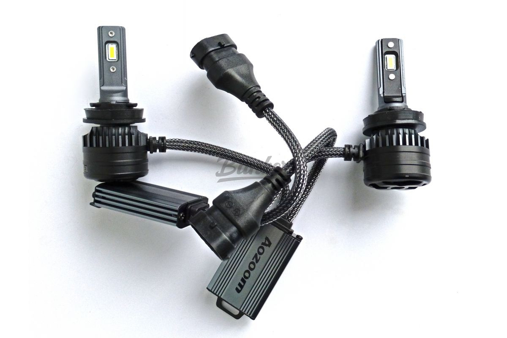 Светодиодные автомобильные LED лампы Aozoom L7 H11/8/9/16 6000K 12V