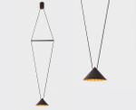 Подвесной светильник Italline IT03-1429 IT03-1430 black/orange