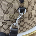 Мужская сумка Gucci GG Canvas Small Duffle Bag бежевая