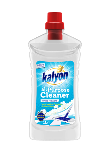 KALYON УНИВЕРСАЛЬНЫЙ ОЧИСТИТЕЛЬ - БЕЛЫЕ ЦВЕТЫ 1000 мл x 12