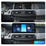 Магнитола для BMW 5 (F10) 2010-2012 CIC - Kuberg MKD монитор 12.3", Android 11, Быстрая, CarPlay, 4G SIM-слот