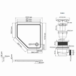 Душевой поддон WasserKRAFT Isen 26T38 100х100