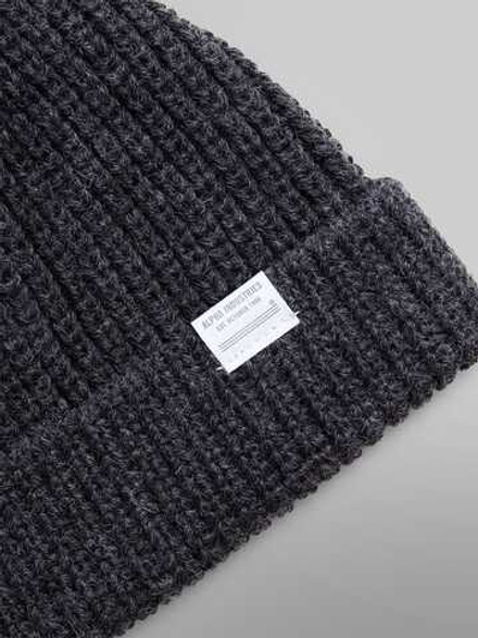 Шапка - Alpha Essential Watch Cap (dark charcoal - угольно-серый)
