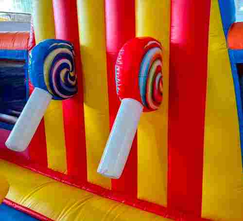 Коммерческий надувной батут «Зайка Степашка 2» 5*5*2,8 м