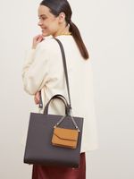 ШОППЕР КВАДРАТНЫЙ Т.КОРИЧНЕВЫЙ