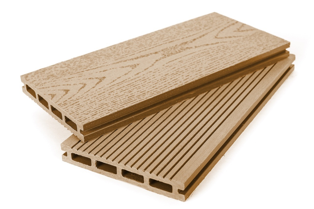 Террасная доска пустотелая 140 х 22 мм Бронза 3D WOOD