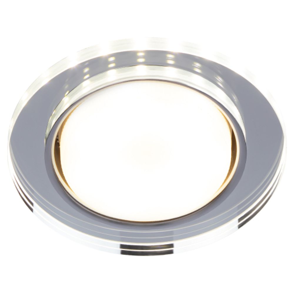 Встраиваемый светильник со светодиодной подсветкой ЭРА DK LD51 MR GX53 зеркальный