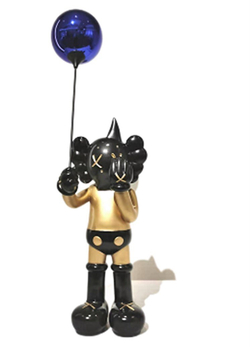 Фигурка Kaws Morty Smith with Balloon Golden