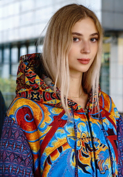 Двустороннее пальто-парка