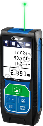 ЗУБР ДЛ-100, 100 м, лазерный дальномер, Профессионал (34923)
